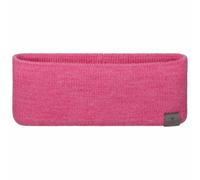 LIERYS Mono Stirnband Damen/Herren 8 cm breit - Made in Germany - dreilagiges Strickband gefüttert mit Baumwolle - Rippstrick Ohrenwärmer 54-60 cm - Ohrenschutz Herbst/Winter pink One Size