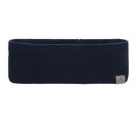 LIERYS Mono Stirnband Damen/Herren 8 cm breit - Made in Germany - dreilagiges Strickband gefüttert mit Baumwolle - Rippstrick Ohrenwärmer 54-60 cm - Ohrenschutz Herbst/Winter blau One Size