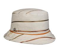 LIERYS Montoja Damenhut Streifenmuster Beiger Hut Baumwoll-Leinen-Mix Damen Frühjahr/Sommer beige One Size