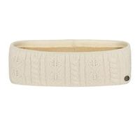 LIERYS Scally Stirnband - Ohrenwärmer - Headband - Unifarben mit Baumwollfutter - Damen - Herbst/Winter - Made in Germany cremeweiß One Size