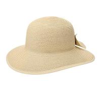 LIERYS Vanima Damenhut Elegante Form Made in Italy Damen Frühling Sommer Natur-beige One Size