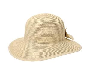 LIERYS Vanima Damenhut Elegante Form Made in Italy Damen Frühling Sommer Natur-beige One Size