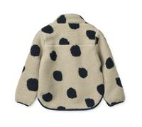 Liewood Fleecejacke Noam „Spot dots / Nebelgrau“, Sherpa Jacke, Gr. 80-140 - 122