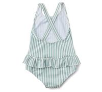 Liewood Kinder-Badeanzug Amara „Sea blue / White“, Seersucker, UV 40+, Gr. 86, 92 - 92