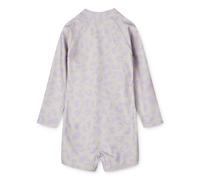Liewood Max Langarm-Schwimm-Jumpsuit „Leo / Misty lilac“, UV 40+, Gr. 56, 62, 80 - 56