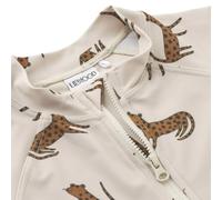 Liewood Max Langarm-Schwimm-Jumpsuit „Leopard / Sandy“, UV 40+, Gr. 104 - 98