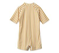 Liewood Max Schwimm-Jumpsuit „Stripe Yellow mellow / White“, UV 40+, Gr. 56, 62 - 62