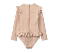 Liewood Sille Langarm-Badeanzug für Kinder „Pale tuscany / Creme de la creme“, Seersucker, UV 40+, Gr. 74-92 - 74