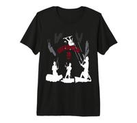 Life Begins at 20 Knots Schwarz Grau Weiß Silhouetten Premium T-Shirt