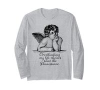 Life Choices Engel Humor Sarkasmus Ironie Minimal Kunst Langarmshirt