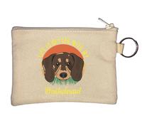 Life is Better with My Dackel Dog Schlüsselanhänger Münzbörse Beige