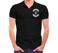Life Is Pain Herren Poloshirt Polohemd La Familia Westside Skull (mit Rückendruck) Größe M - 5XL