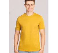 Life-Tree Fairwear Organic Basic Shirt Men Burgundy / Ocre / Desert Dust beige Gelb S