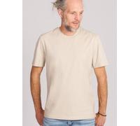 Life-Tree Fairwear Organic Basic Shirt Men Burgundy / Ocre / Desert Dust beige Natur M