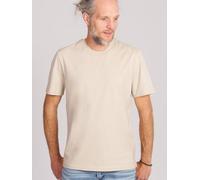 Life-Tree Fairwear Organic Basic Shirt Men Burgundy / Ocre / Desert Dust beige Natur XXL