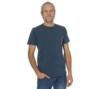 Life-Tree Shirt aus Biobaumwolle für Herren "Basic" Stone Washed Green/Red/Blue Blau XXL