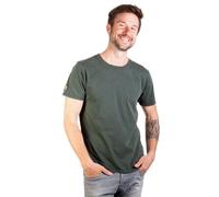 Life-Tree Shirt aus Biobaumwolle für Herren "Basic" Stone Washed Green/Red/Blue Grün XXL