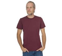 Life-Tree Shirt aus Biobaumwolle für Herren "Basic" Stone Washed Green/Red/Blue Rot XXL