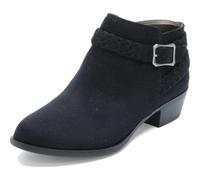 LifeStride Damen Adriana Ankle Bootie Stiefeletten, Schwarz Micro, 41.5 EU Weit