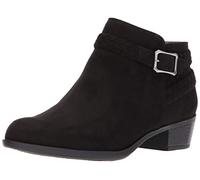 LifeStride Damen Adriana Ankle Bootie Stiefeletten, Black Micro, 41 EU Weit