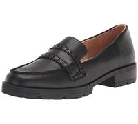 LifeStride Damen London Loafer Slipper, Schwarz, 37.5 EU Weit