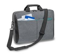 Pedea Laptoptasche *Lifestyle* Notebook-Tasche bis 15,6 Zoll (39,6 cm) Umhängetasche mit Schultergurt, Grau