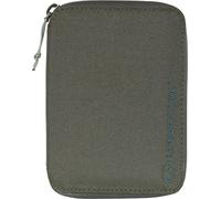 Lifeventure Geldbörse im Mini Reisen mit RFID-Schutz - Bifold Geldbörse mit Reißverschluss und Reisepasshalter für Reisen, umweltfreundliches, recycelbares Material (Olivgrün)