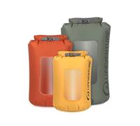 Lifeventure Stormlight Dry Bag, silikonisiertes Ripstop-70D-Gewebe mit vollständig versiegelten Nähten, Roll-Top-Verschluss, wasserdichter Trockensack für Abenteuerreisen, grau, 5 l, Trockentasche mit