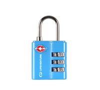 Lifeventure TSA Reise Zahlenschloss mit 3-stelligem Code in Blau