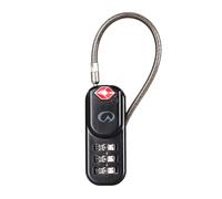 Lifeventure TSA Zipper Zahlenschloss mit Stahlseil