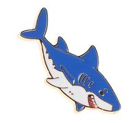 LIFKICH Shark Brooch aus Robustem Zinklegierung Emaillierter Anstecker mit Ozean motiv Langlebiger Schmuck für Damen für Partys und Hochzeiten Sicherer Halt Modisches Accessoire