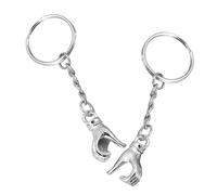 LIFKOME 1paar Magnetische Schlüsselanhänger Herzform Hand-pendants Für Rucksäcke Taschen Und Dekorative Schlüsselringe Für