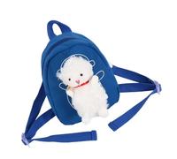 LIFKOME 1stück Chic Adorable Lamb Rucksack Für Verstellbarer Baumwollrucksack Für Camping Und Freizeit Blau Praktischer Begleiter Für Reisen Und Snacks