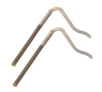 LIFKOME 2 Stück Praktische Metall Geldklammern mit Federmechanismus Starke Zinklegierung Handlich Leicht für Geldscheine Kreditkarten Schecks Verhindert Verrutschen Langlebig und