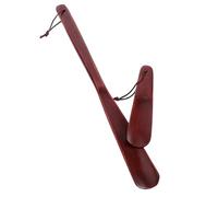 LIFKOME 2 Stück Teiliges Holz Schuhhorn Kurz Lang Ergonomischer Griff Stabiles Design für Herren Damen Senioren Müheloses Anziehen von High Heels Stiefeln als Rutschfreie Schuhhilfe