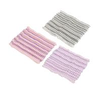 LIFKOME 3 Stück Mesh Stirnband Breites Elastisches Make up Haarband Aus Weichem Mesh Material Komfortables Kopfdekor Für Gesichtsreinigung Duschen Und Spa Anwendungen