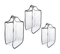 LIFKOME 3 Stück PVC Kofferhüllen Halbtransparent Robust Kofferschutzhülle Mittleres Reisegepäck Staubschutz