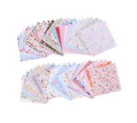 LIFKOME 50 Stück Baumwollstoffe Patchwork Stoffe 15x15cm Baumwolltuch Selbstgemacht Stoffreste Für Nähen Quilten Scrapbooking Handgefertigte Stoffmaterialien