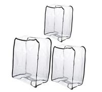 LIFKOME Dicker PVC Kofferschutzhülle Kofferabdeckung Transparenter Reisegepäckschutz Wasserabweisend 3 Stück (20 22 24 Zoll