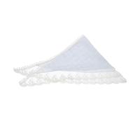 LIFKOME Dreieckiger Haarbandana Aus Spitze Für Damen Leichtes Atmungsaktives Kopftuch Im Französischen Landhausstil Für Sommerhochzeiten Und Elegante Anlässe