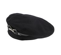 LIFKOME Elegante Schwarze Baskenmütze Damen-Vintage-baskenmütze Warme Mütze Leicht Und Stilvoll Passend Für Anlässe