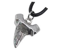 LIFKOME Haizahn Halskette Herren Surfer Kette Anhänger Robust Langlebig Trendiger Modeschmuck für Alltag Party