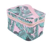 LIFKOME Kosmetiktasche mit Henkel Große Make up Tasche für Damen und Mädchen Reise Kulturbeutel mit Strapazierfähigem Reißverschluss und Einfacher Innenaufteilung für Urlaub und Business