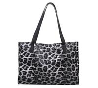 LIFKOME Leoparden Umhängetasche Damen Mittelgroße Schultertasche aus Strapazierfähigem Material mit Innentaschen Modische Alltags und Shopping Tasche