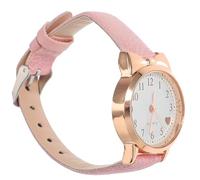 LIFKOME Leuchtende Analoguhr Mädchen Quarzuhr mit Verstellbarem Riemen Weiches Material Klares Zifferblatt Armbanduhr für Kleinkinder