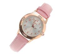 LIFKOME Leuchtende Damenuhr Quarzuhr Rosa Kleine Armbanduhr Mädchen Alltagsuhr