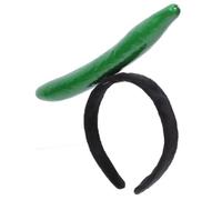 LIFKOME Lustiges Gemüse Stirnband Mit Gurkenmotiv Haar Accessoire Für Halloween Und Festival Kostüme 3d-design Für Damen 24x16,5x3cm