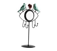 LIFKOME Metall Schmuckständer aus Eisen mit Haken für Ohrring Präsentationsständer und Halskettenhalter zur Schmuckaufbewahrung und Messestand Dekoration