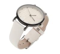 LIFKOME Moderne Damenuhren Groß mit Lederarmband Schlichte Elegante Quarz Armbanduhr für Damen Leichte Uhr mit Holzmaserung Zifferblatt für Täglichen Gebrauch