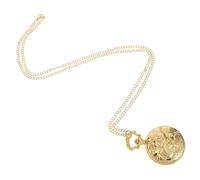 LIFKOME Retro Taschenuhr Herren Mechanisch Metallgehäuse Goldfarben Große Ziffern Vintage Stil für Senioren und Mode